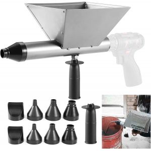Ulteronixshop-Pistolet &agrave; mortier &eacute;lectrique Fugenpistole, Pistolet &agrave; mortier &eacute;lectrique M&ouml;rtelpresse avec 8 buses diff&eacute;rentes, Pistolet &agrave; b&eacute;ton pour joint de mortier, Outil d'&eacute;tanch&eacute;it&eacute;, mur de pierr - Neuf