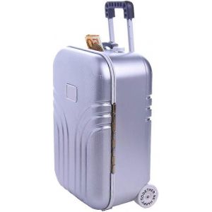 Promotion d'hiver,Valise créative Tirelire,Mini petit chariot Bagage Tirelire,Décoration de bureau moderne Piggy - Neuf