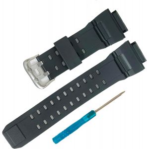 Kal-Bracelet De Rechange En Résine Pour Montre Casio Gw-9400 Pour Homme - Neuf