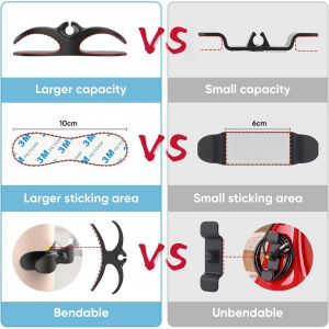 Organisateur de Cable,4 Organisateur de Fil Electrique pour Appareils C&acirc;ble Organisateur Support de Cordon pourElectrom&eacute;nagers pour M&eacute;nagers,M&eacute;langeur,Cafeti&egrave;re - Neuf