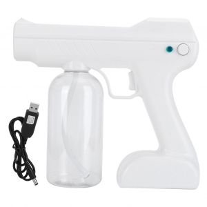 HJLIAN Pulverisateur d'eau nano a lumiere bleue de 800 ml pour le nettoyage de la maison, portable, sans fil et rechargeable - Neuf