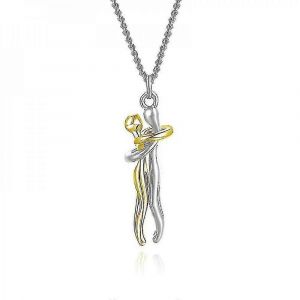 Collier De Couple C&acirc;lin S925 Argent Sterling C&acirc;lin Collier Bijoux Bien-Aim&eacute;s Pour Lui Et Elle,Cadeau De La Saint-Valentin Amoureux Iax Wxi - Neuf