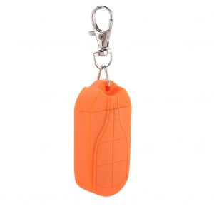 Hjlian Porte-Cles Lumineux En Plastique Durable, Mini Lampe Cob D'exterieur Pour Camping, Randonnee, Eclairage Nocturne, Orange - Neuf