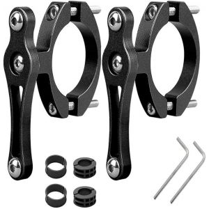 Kal-2 Pièces Porte Bouteille De Vélo,Porte-Bidons,Vélo Bouteille D'eau Cage,Porte-Gobelet Vélo,Avec Entretoises,Convient Aux Porte-Gobelets Pour Vélos,Motos,Mountainbikes(Noir) - Neuf