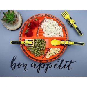 Enfants Voiture Vaisselle Bulldozer Pelle Pelle Toddler Fourchettes Et Cuill&egrave;res Enfants Ustensiles Tablewar - Neuf