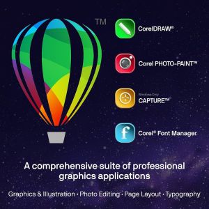 Coreldraw Graphics Suite 2026 Mac - Activation Avie - Inclus: Photo-Paint & Font Manager - Compatible Apple M1/M2/M3/M4 & Intel - Envoi Rapide - Neuf
