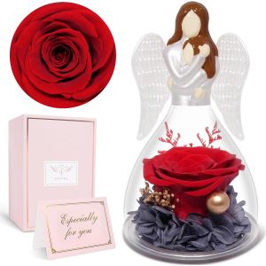 Cadeau Fete des Meres,Rose Eternelle Fete des Meres,Rose Eternelle Maman Figurine Cadeau Maman,Fleur Eternelle Cadeau Anniversaire Maman,Cadeau Fille,Cadeau Mamie,Cadeau F&ecirc;te des M&egrave;res/No&euml;l - Neuf