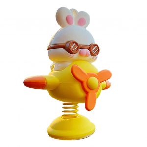 Voiture Tableau de bord Printemps Mignon Shaking Poup&eacute;e Figurine Shaking Spring Toys Car Dashboard D&eacute;coration Jouet - Neuf