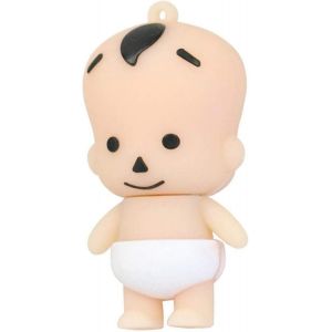 B&eacute;b&eacute; Naissance 16 GB USB Naissance Mariage Fille Gar&ccedil;on Enceinte Cadeau de Grossesse 16 Go Cl&eacute; Stick Stockage de Donn&eacute;es Blanc Blanche - Neuf