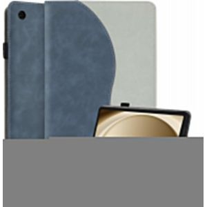 Coque Pour Galaxy Tab A9+/A9 Plus 11 Pouces 2023 Sm-X210/X215/X216 Étui En Cuir Pu À Rabat Avec Support Fonction Housse De Protection Ultra Fin Avec Porte-Pencil Samsung Tab A9+ Plus Bleu - Neuf