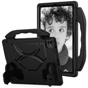 Coque Enfant Eva Antichoc Pour Ipad Air 13 (2024/2025) Avec Support Pouce - Noir - Neuf