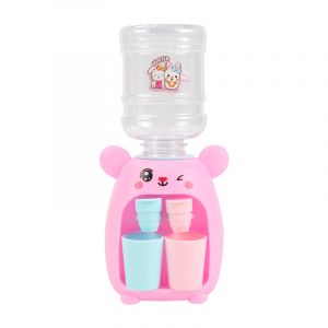 Pack De 2 Mini Distributeurs D'eau Pour Enfants, Cochon Cartoon, Eau Froide Ou Chaude Jusqu'&agrave; 45&deg;C, Lait Et Jus, Fontaine &Agrave; Boire Ludique, Jouet Cuisine 9&iquest;&times;&iquest;18,5&iquest;Cm, Poids 0,24&iquest;Kg. - Neuf
