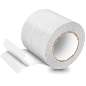 Mevronisshop-Pe Ruban De B&acirc;che, Ruban De R&eacute;paration Pour B&acirc;ches En Tissu, Patchs De B&acirc;che, 5m*8cm, Pour B&acirc;che De Camion, Auvent, Tente, Blanc - Neuf