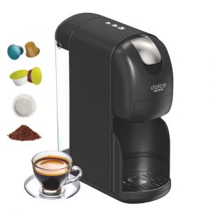 Machine &agrave; Caf&eacute; 4-en-1  Nespresso / Dolce Gusto / Senseo / Caf&eacute; Moulu - Neuf