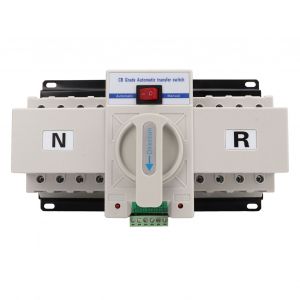 XYONG Interrupteur de transfert automatique a double alimentation 4P, disjoncteur 63 A, interrupteur de commutation, type anti-incendie 400 V - Neuf