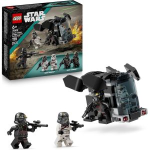 KALANKA-Star Wars 75412 Ahsoka Pack de Combat Death Troopers Contre Night Troopers - Jeu de Construction avec Transporteur & 4 Minifigurines avec Blasters - Cadeau Collector pour Garçon dès 6 Ans & F - Neuf
