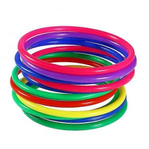 20 Pcs Anneaux En Plastique Enfants Anneau Anneau Enfants Crochet Anneau Jeu Anneau Lancer Jeu Enfants Lancer Jouets - Neuf