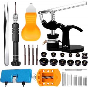 Nbgcm-Set D'outils Pour Presse À Montres, Set De Réparation De Montres, Outil D'ouverture De Boîtier De Montre, Remplacement De Pile De Montre, Outil De Remplacement De Bracelet De Montre, Tournevis - Neuf