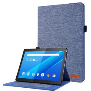 Lenovo Tab P10 10.1 TPU Housse de protection - Style tissu,Bleu profond Bleu profond - Neuf