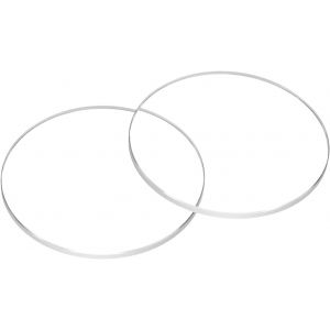 Kal-2pcs Verre De Montre En Cristal 28,5mm Dia 1,0mm Bord Biseauté Plat Rond Verre Ultra-Clair Visage De Montre En Verre Cristaux Len Miroir De Cadran Pièces Rechange Pour Réparation - Neuf