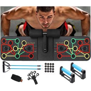 Push-Up Pliable Avec Poignée, Il Existe 5 Équipements De Fitness Différents Adapté À Tout Le Monde Matériel Sport Maison, Pour Interieur, Exercice De Fitness En Plein Air - Neuf