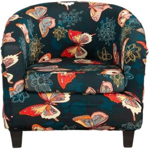 Housse Fauteuil Crapaud Cabriolet Avec Accoudoir 2 Pieces Housse De Canapé Relax Club Chaise De Baignoire Housse De Fauteuil Extensible Polyester (Color : #26, Size : 1 Pièce) - Neuf