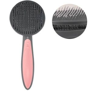 Brosse Lissante Ultime Pour Chiens Et Chats | Outil De Toilettage Autonettoyant Pour Poils Courts Et Longs | Design Ergonomique Et Fonction Massage - Neuf