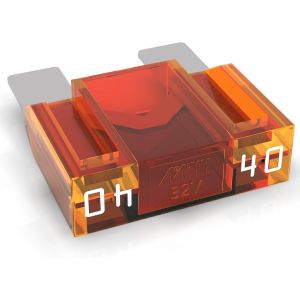 Fusible &Agrave; Lame Maxi 20-80A, Fusible Enfichable D'Automobile, Choix : 40A Amp&egrave;res, Orange, 25 Pi&egrave;ces[CAR8300232] - Neuf