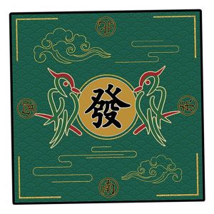 Tapis De Table De Mahjong Antiderapant 27,6 X 27,6 Pouces, Housse De Table De Reduction Pour Poker, Dominos, Jeux De Societe Et De Tuiles. - Neuf