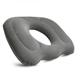 Coussin De Si&egrave;ge Gonflable H&eacute;morro&iuml;daire 45 X 39 Cm - Coussin Orthop&eacute;dique Rond Avec Pompe, Oreiller Orthop&eacute;dique, Soulage Les H&eacute;morro&iuml;des, Les Douleurs Au Coccyx Et Les Douleurs Post-Partum - Neuf