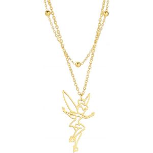 Kal-Princesse Wendy Tinkerbell Pendentif Collier Fée Pixie Ange À La Mode Danseur Magique Exquise Ballet Choker Bijoux Conte De Fée Citation Filles Femmes Ados - Neuf