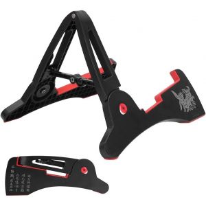 ChenQuanSarl-Support De Guitare, Support Universel Pliable Pour Guitares Acoustiques Et Électriques, Base Antidérapante, Abs Léger Et Durable, Structure Table, Pour Concert, Tournée, Festival De Musi - Neuf