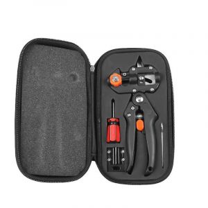 Ensemble d'outils de greffe professionnels avec cisailles à greffer, 3 lames remplaçables et manche en ABS durable pour le jardinage - Neuf