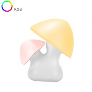 HJLIAN Lampe LED a capteur de prise americaine, veilleuse champignon romantique et coloree (multicolore) - Neuf