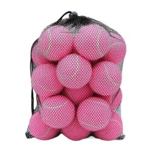 Lot de 20 balles de tennis elastiques de 6,4 cm de diametre, resistantes a l'usure, ideales pour les amateurs de sports de plein air. - Neuf