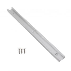 T Track Onglet Rail Gabarit Alliage d'aluminium Travail du bois T Vis T Scie à ruban Scie à ruban Onglet Rail Fixation Fente pour scie à table - Neuf