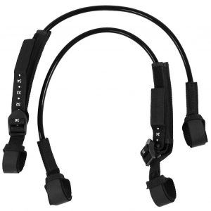 R&eacute;glable Noir Planche De Surf Plomb 28-34 Pouces Laisses Avec La Force &Agrave; Haute R&eacute;sistance Pour La S&eacute;curit&eacute; De La Planche &Agrave; Voile Harnais Utilisation - Neuf