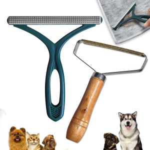 Jgd-Lot De 2 Rasoirs &Agrave; Peluches Pour Animaux - Portable - Brosse &Agrave; Peluches - Brosse &Agrave; V&ecirc;tements Pour Sweat-Shirt, Manteau Tiss&eacute;, Tapis, Poils D'animaux, Tricot - Neuf