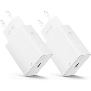 Usb C Charger, Usb C Plug, [2-Pack], 25w Fast Charger, For Iphone 16 15 14 13 12 11 Series, Se X Xs Xr 8 Plus Pad Pro Ipad Airpods Samsung Galaxy, Type C Wall Power Supply Adapter - Neuf