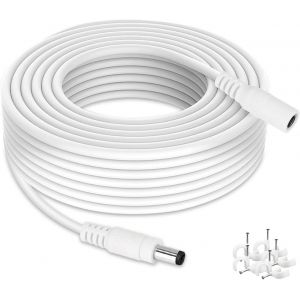 TIANYI-Câble de rallonge d'alimentation 30ft 10m pour système de caméra de vidéosurveillance Cordon de rallonge d'alimentation - Neuf