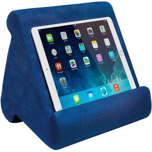 Kalanka-Support Universel Pour Tablette Ipad, Pad Pillow Support Pour Coussins Souples Multi-Angles Pour Lecteurs De Livres Électroniques, Smartphones, Lecteurs Électroniques, Magazines (Bleu Royal ) - Neuf