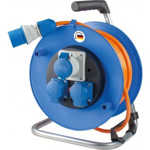 lbgwp60-10170 Dévidoir De Câble Camping Bleu/Orange - Neuf