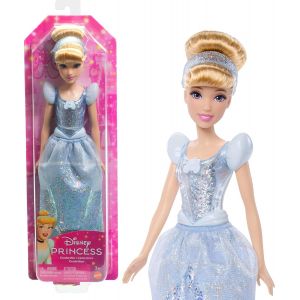 KALANKA-Princesses Disney Poupée Cendrillon articulée avec tenue scintillante et accessoires dont chaussures et diadème, Jouet Enfant, Dès 3 ans, HLW06 - Neuf