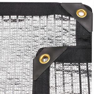 Toile d'ombrage en aluminium à 85 %, protection solaire, housse pour voiture et animaux, réfléchissante, avec ?illets, pour pergola ou auvent de 3 m x 4,8 m - Neuf