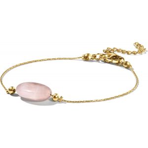 Eryi-Bracelet En Pierre Précieuse Pour Femme | Plaqué Or Véritable 18 Carats | Fabriqué À La Main | Avec Emballage Cadeau | Courage | Cadeau De Motivation - Neuf