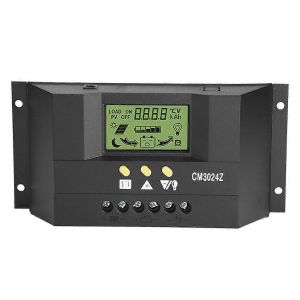 PWM Intelligent Panneau Solaire R&eacute;gulateur R&eacute;gulateur LCD Affichage 12V 24V 30A - Neuf
