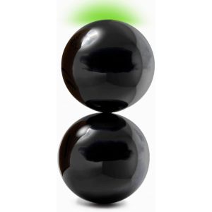 KAL-Boules Magnétiques D'Hématite Anti Stress (30Mm, Lot De 2) Billes Magnétiques Extra Larges, Idée Cadeau, Aimants Puissants Particulièrement Polyvalents, Gadget De Bureau Technologique - Neuf