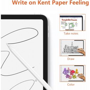 GOOU-[2 Unités] Mat Protection Écran Pour Samsung Galaxy Tab S10+ Plus/S9 Fe+ Plus/S9+ Plus/S7 Fe 12,4"",Feel Like Effet Papier Pet Film En Anti-Reflet,Pour Dessiner Et Écrire - Neuf