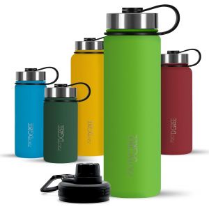 Bouteille Isotherme ""Nolimit"" - 410ml, 530ml, 710ml, 950ml, 1200ml | Gourde En Acier Inoxydable D'eau, Th&eacute;, Caf&eacute;, Jus, Boisson Chaud Ou Froid | Premium De Isol&eacute;e Sous Vide +Sport-Couvercle - Neuf