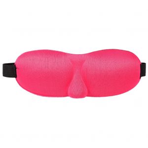Cache-Oil, Masque De Sommeil, Bandeau Pour Les Yeux, Masque De Soins Pour Les Lunettes, Accessoire Ideal Pour Voyager (Rose Rouge) - Neuf